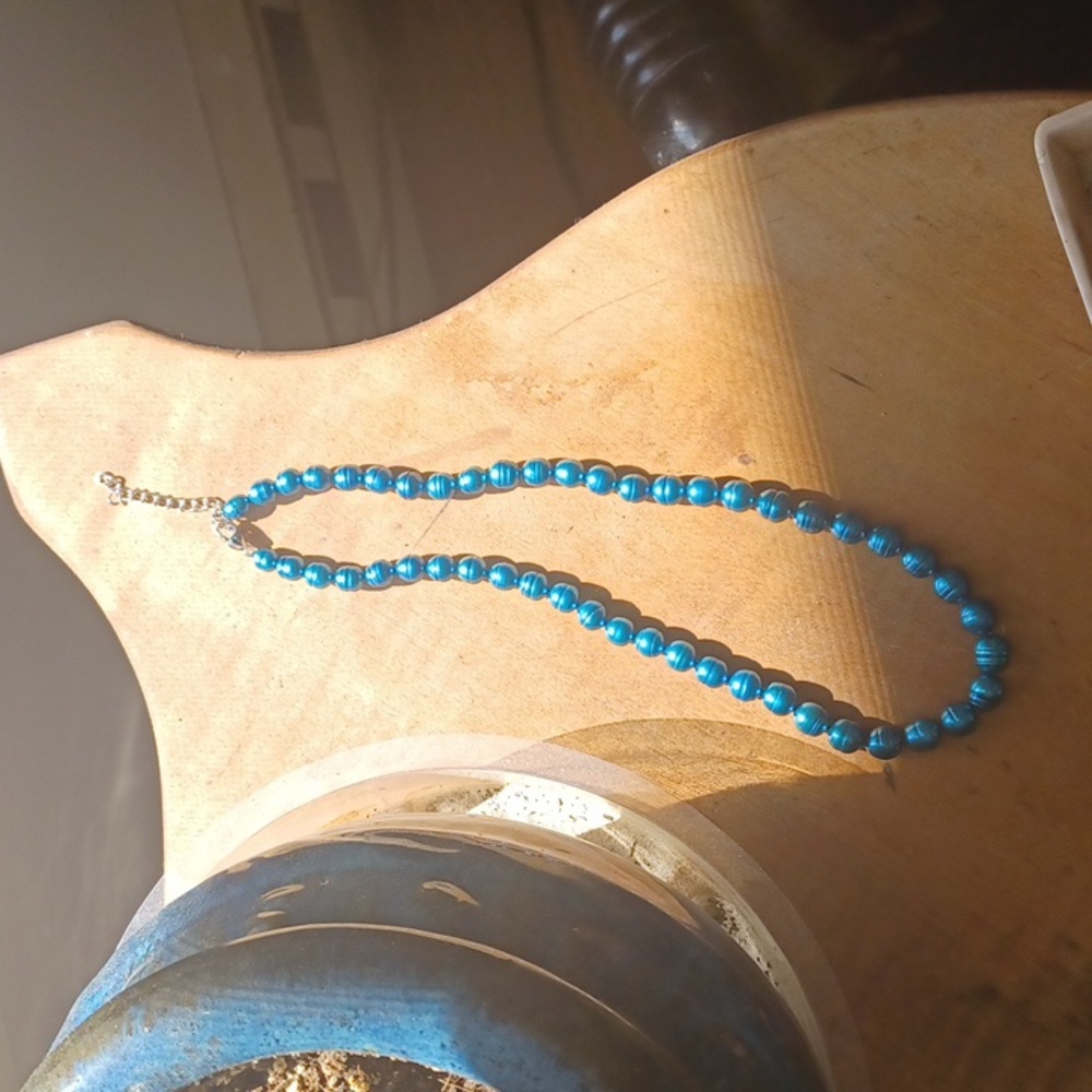 Cultured Aqua Blue Pearls